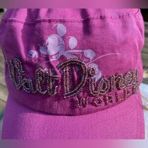 Adult pink Walt Disney World hat one size adjustable